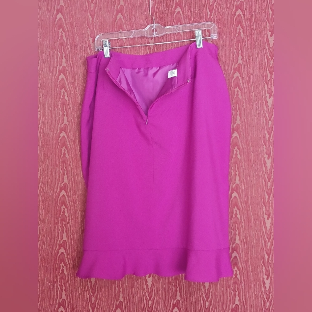 EMILY 2 Piece Long Sleeve Button Skirt Suit Women's Sz 18 - Picture 7 of 16